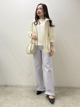 「INDIVI（インディヴィ）のアイテム（ブルゾン）」を使った、kahoさん（レディース・144cm）の冬コーディネート