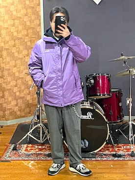 「WTAPS（ダブルタップス）のアイテム」を使った、峰虎さん（メンズ・171cm）の春コーディネート