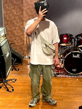 「BACKDROP（バックドロップ）のアイテム」を使った、minetoraさん（メンズ・170cm）の夏コーディネート