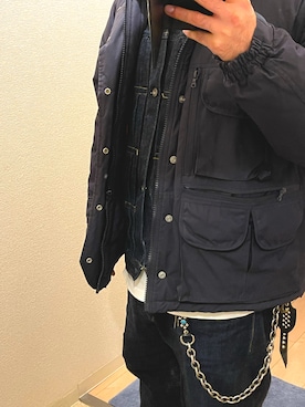 「WTAPS（ダブルタップス）のアイテム」を使った、minetoraさん（メンズ・171cm）の冬コーディネート