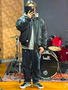 「WTAPS（ダブルタップス）のアイテム」を使った、minetoraさん（メンズ・171cm）の秋コーディネート