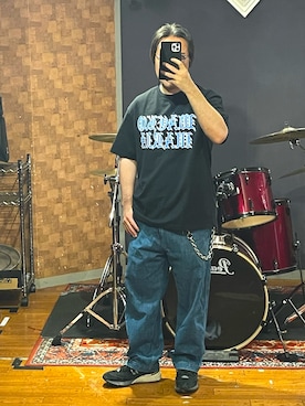 「WTAPS（ダブルタップス）のアイテム」を使った、峰虎さん（メンズ・171cm）の夏コーディネート