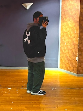 「Hex Anti Style（ヘックスアンチスタイル）のアイテム」を使った、峰虎さん（メンズ・170cm）の春コーディネート