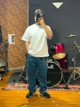 「APPLEBUM(アップルバム)のアイテム」を使った、峰虎さん(メンズ・171cm)の夏コーディネート