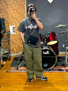 「WTAPS（ダブルタップス）のアイテム」を使った、峰虎さん（メンズ・171cm）の秋コーディネート