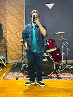 「WTAPS（ダブルタップス）のアイテム（トップス）」を使った、峰虎さん（メンズ・171cm）の春コーディネート