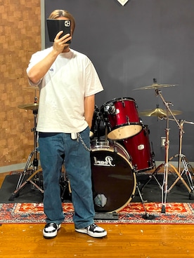 「WTAPS（ダブルタップス）のアイテム（パンツ）」を使った、minetoraさん（メンズ・171cm）の夏コーディネート