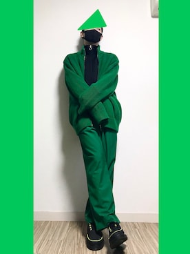 「NERDY（ノルディ）のアイテム」を使った、A2Oさん（メンズ・174cm）の冬コーディネート