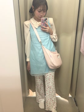 「アイテム（チュニック）」を使った、はーとかんぱにー ♡̷̷̷ さん（レディース・158cm）の秋コーディネート