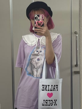 「H&M（エイチ・アンド・エム）のアイテム（ハンチング/ベレー帽）」を使った、salmon01さん（レディース・157cm）の冬コーディネート