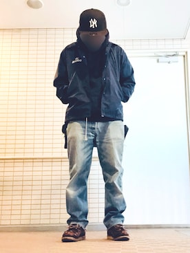 「アイテム（その他アウター）」を使った、EZR08さん（メンズ・169cm）の秋コーディネート