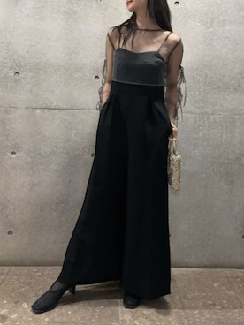 「atlo（アトロ）のアイテム」を使った、アンバサダーさん（レディース・156cm）の春コーディネート