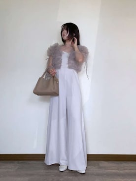 「atlo（アトロ）のアイテム」を使った、アンバサダーさん（レディース・159cm）の夏コーディネート