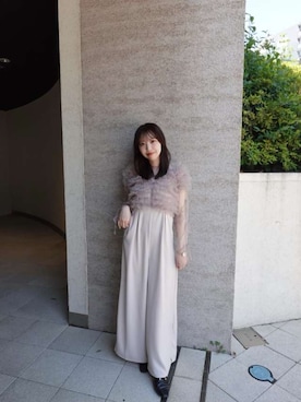 「atlo（アトロ）のアイテム」を使った、アンバサダーさん（レディース・156cm）の夏コーディネート