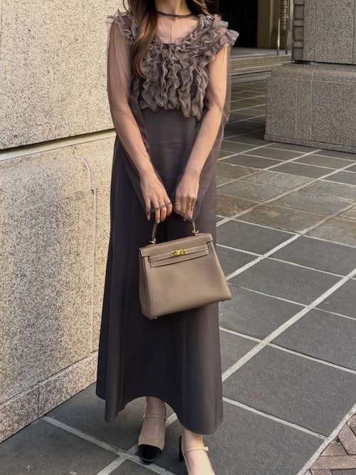 ミモレ丈同窓会3点セットセレモニー結婚式 オケージョンドレスパーティードレス セール】袖あり&ミモレ丈同窓会3点セットセレモニー結婚式