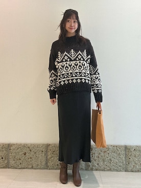 YUKIさん（レディース・165cm）の冬コーディネート