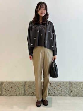 YUKIさん（骨格ナチュラル・レディース・165cm）の秋コーディネート
