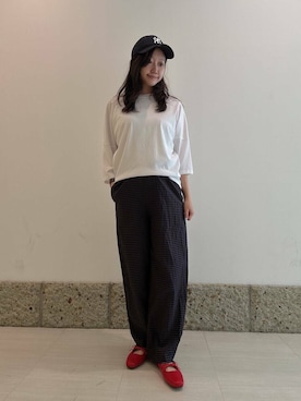 「サッカー」｜八木野　由季さん（レディース・165cm）の夏コーディネート