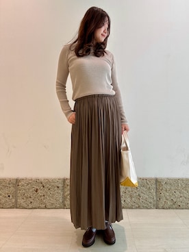 YUKIさん（骨格ナチュラル・レディース・165cm）の秋コーディネート