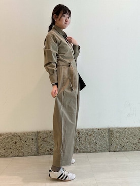 「撥水性」｜八木野　由季さん（レディース・165cm）の冬コーディネート