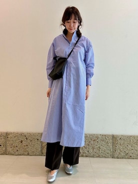 「20代後半」｜「アイテム（ワンピース/ドレス）」を使った、八木野　由季さん（レディース・165cm）の春コーディネート