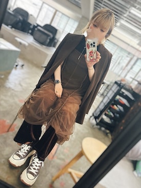 「お洒落さんとつながりたい」｜ykさん（レディース・162cm）の秋コーディネート