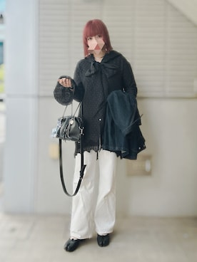 「DISCOAT（ディスコート）のアイテム（ジャケット/アウター）」を使った、ykさん（レディース・163cm）の春コーディネート