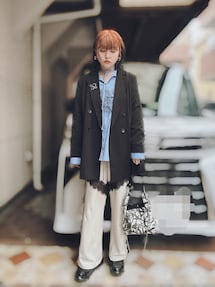 トップス Lace Docking Jersey Pants MAISON SPECIAL 1741022919_215.jpg