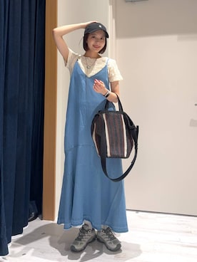 「BAYFLOW（ベイフロー）のアイテム」を使った、rikopinchaanさん（レディース・167cm）の夏コーディネート