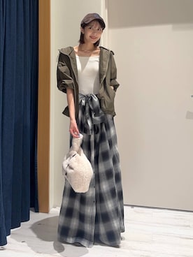 「HEREIAM（ヘレイアム）のアイテム」を使った、rikopinchaanさん（レディース・167cm）の秋コーディネート