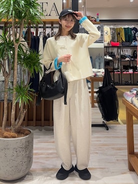 「BAYFLOW（ベイフロー）のアイテム」を使った、rikopinchaanさん（レディース・167cm）の冬コーディネート