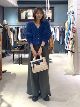 「BAYFLOW（ベイフロー）のアイテム（ショルダーバッグ）」を使った、rikopinchaanさん（レディース・167cm）の秋コーディネート