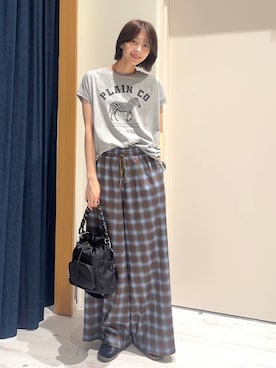 「BAYFLOW（ベイフロー）のアイテム」を使った、rikopinchaanさん（レディース・167cm）の夏コーディネート