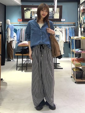 「アイテム（インナーウェア/肌着）」を使った、rikopinchaanさん（レディース・167cm）の夏コーディネート