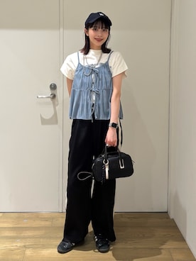 「BAYFLOW（ベイフロー）のアイテム（トップス）」を使った、rikopinchaanさん（骨格ナチュラル・レディース・167cm）の春コーディネート