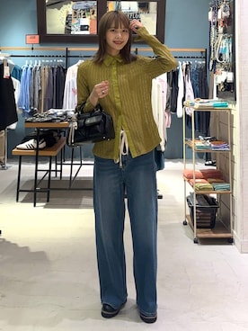 「アイテム（ボストンバッグ）」を使った、rikopinchaanさん（レディース・167cm）の夏コーディネート