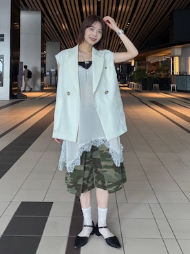 「bijorie（ビジュリィ）のアイテム」を使った、rikopinchaanさん（レディース・167cm）の夏コーディネート