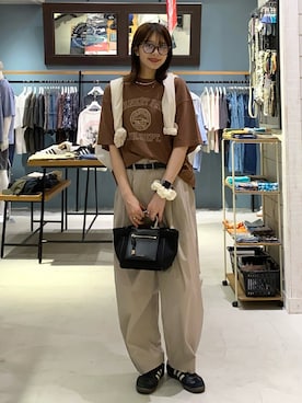 「BAYFLOW(BAYFLOW)」｜rikopinchaanさん（レディース・167cm）の夏コーディネート