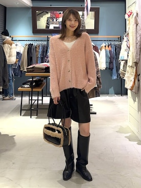 「アイテム（アンダーウェア）」を使った、rikopinchaanさん（レディース・167cm）の秋コーディネート