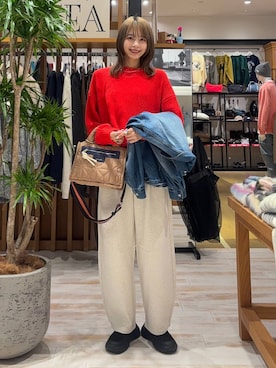 「BAYFLOW（ベイフロー）のアイテム」を使った、rikopinchaanさん（レディース・167cm）の冬コーディネート