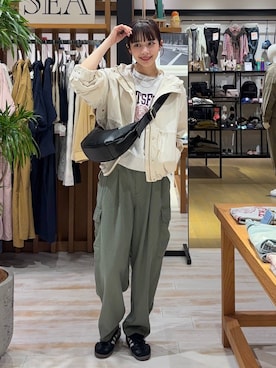 「BAYFLOW（ベイフロー）のアイテム」を使った、rikopinchaanさん（レディース・167cm）の春コーディネート