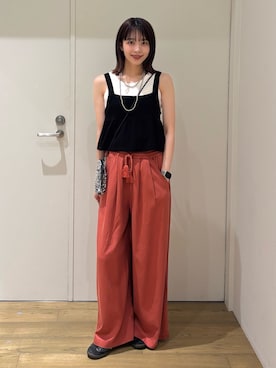 「BAYFLOW（ベイフロー）のアイテム（トップス）」を使った、rikopinchaanさん（骨格ナチュラル・レディース・167cm）の春コーディネート
