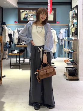 「アイテム（アンダーウェア）」を使った、rikopinchaanさん（レディース・167cm）の夏コーディネート