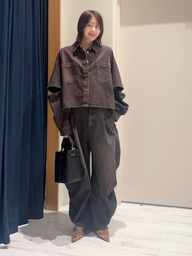 「HEREIAM（ヘレイアム）のアイテム」を使った、rikopinchaanさん（レディース・167cm）の秋コーディネート