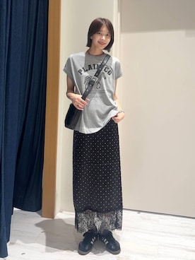 「BAYFLOW（ベイフロー）のアイテム」を使った、rikopinchaanさん（レディース・167cm）の夏コーディネート