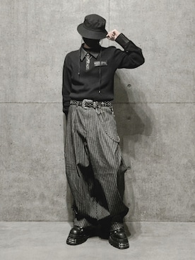 「NEW ROCK（ニューロック）のアイテム」を使った、CHdogさん（メンズ・177cm）の冬コーディネート