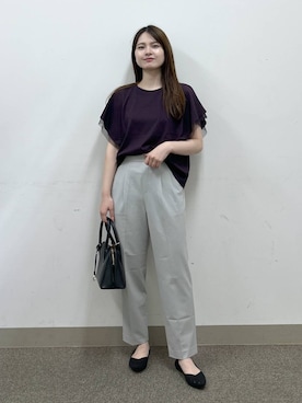 「アイテム（パンプス）」を使った、おひめさん（レディース・158cm）の夏コーディネート