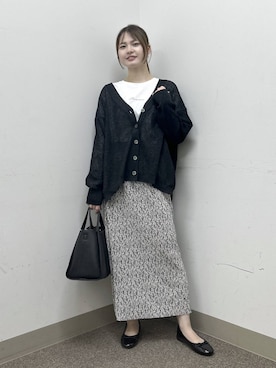 「おでかけ」｜「アイテム（バレエシューズ）」を使った、おひめさん（レディース・158cm）の秋コーディネート