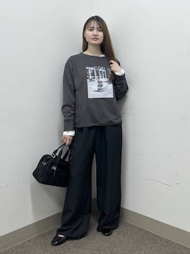 「アイテム（サロペット/オーバーオール）」を使った、おひめさん（レディース・158cm・20代）の秋コーディネート