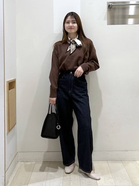 「アイテム（その他ヘアアクセサリー）」を使った、おひめさん（レディース・158cm）の秋コーディネート